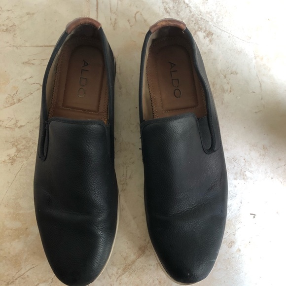 Aldo Other - Men’s Aldo Black Slip-Ons 12